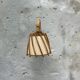 Vintage rattan wall lamp 1950