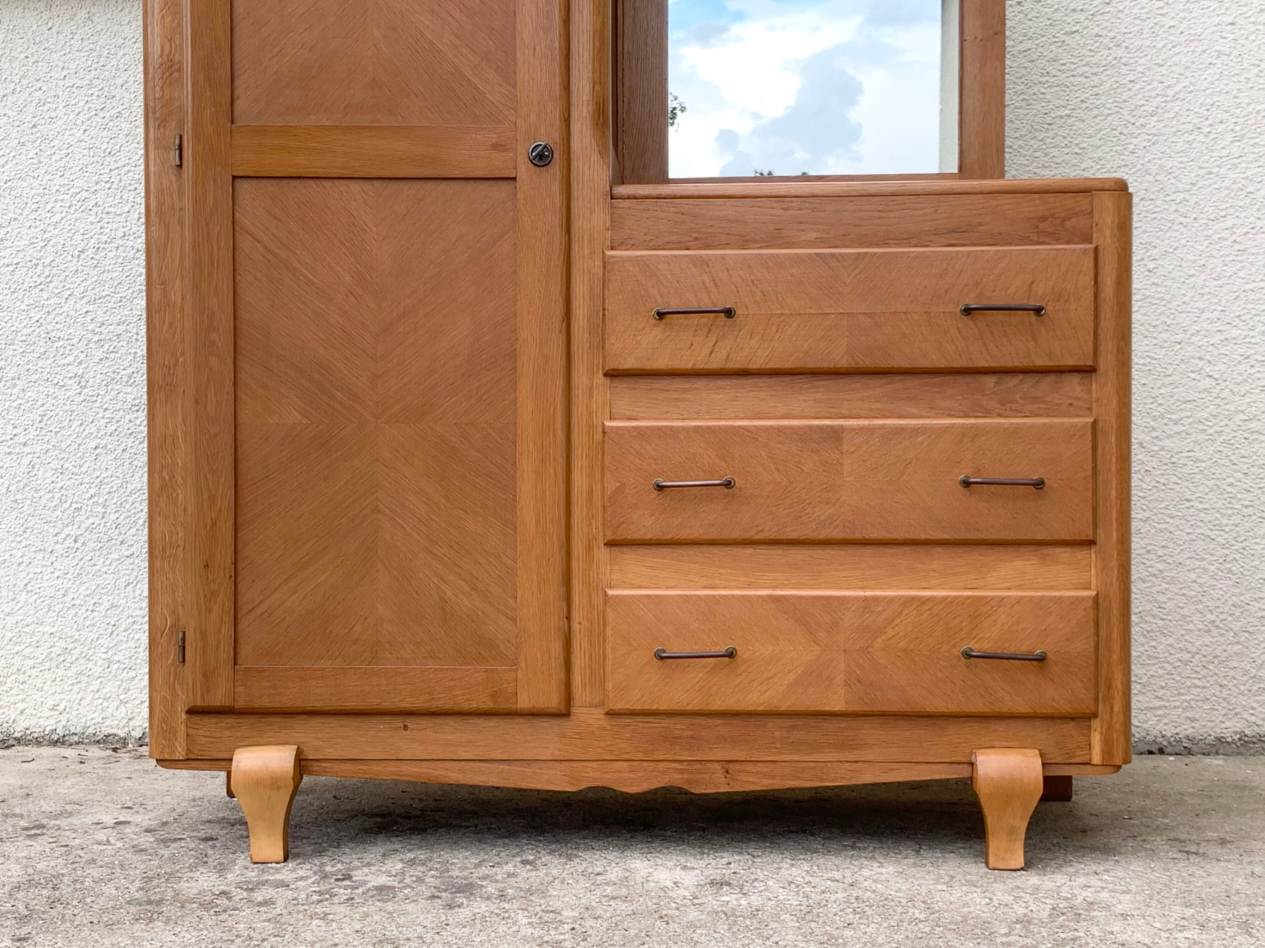 Asymmetrical vintage wardrobe 1950