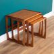 Retro Teak 1960s G Plan Quadrille Nest Of Coffee Tables