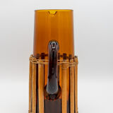 Amber and rattan orangeade service