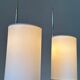 Pair of vintage brass lamps design 60 years