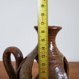 Pyrite sandstone candle holder