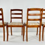 4 solid wood chairs