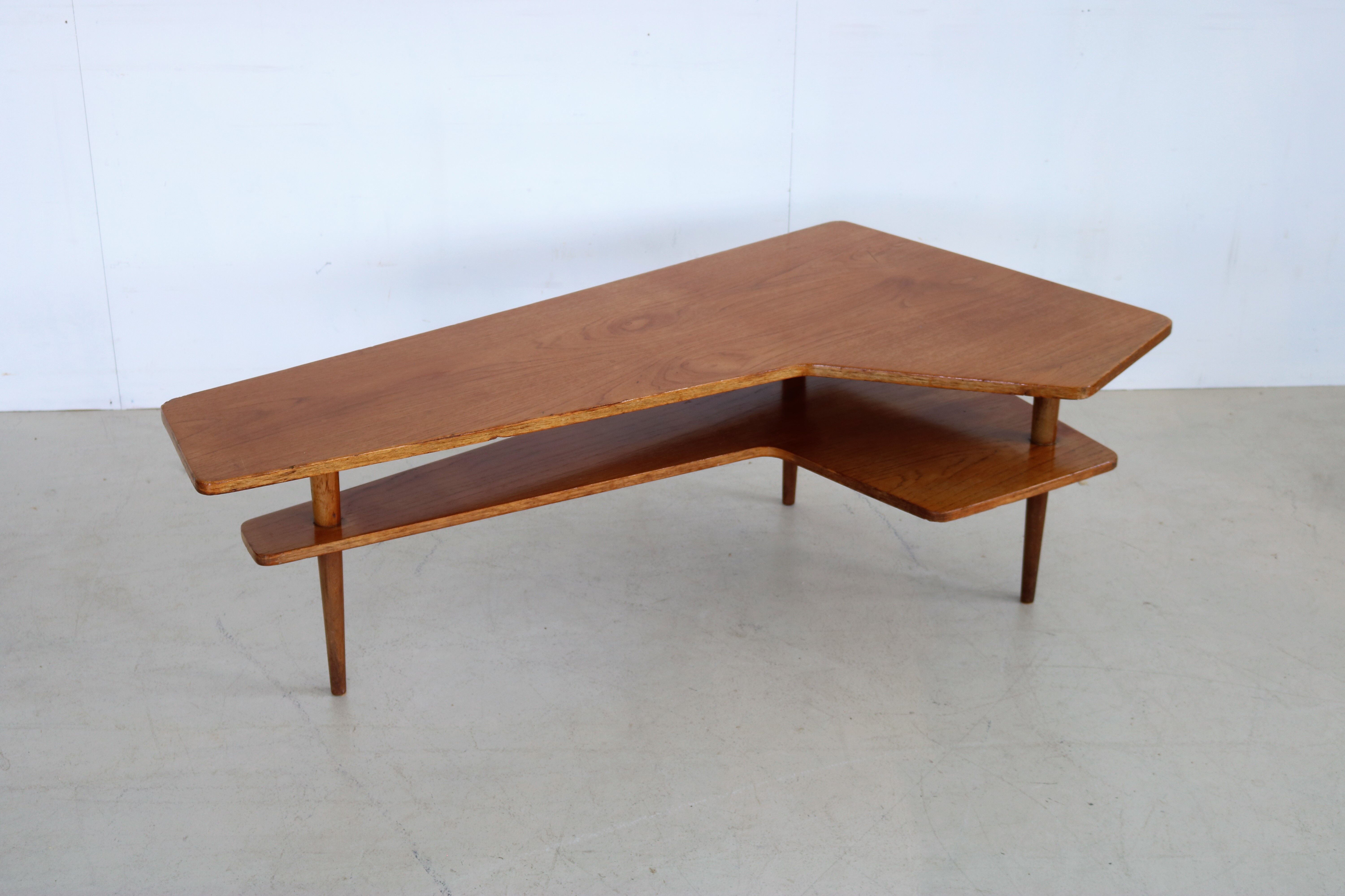 Vintage coffee table "boomerang"