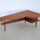 Table basse vintage « boomerang »