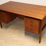 Scandinavian teak desk by Arne Vodder, 1960