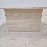 Rectangle Travertine Coffee or Side Table, Italy 1980s