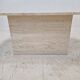 Rectangle Travertine Coffee or Side Table, Italy 1980s