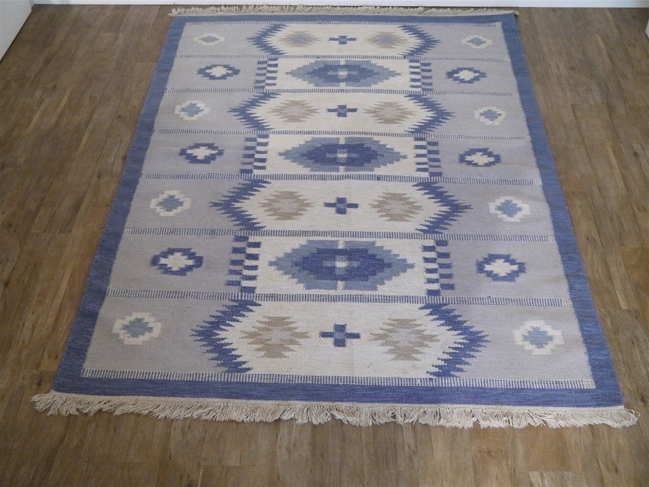 Scandinavian carpet "rolakan" in wool 1960 254x172cm