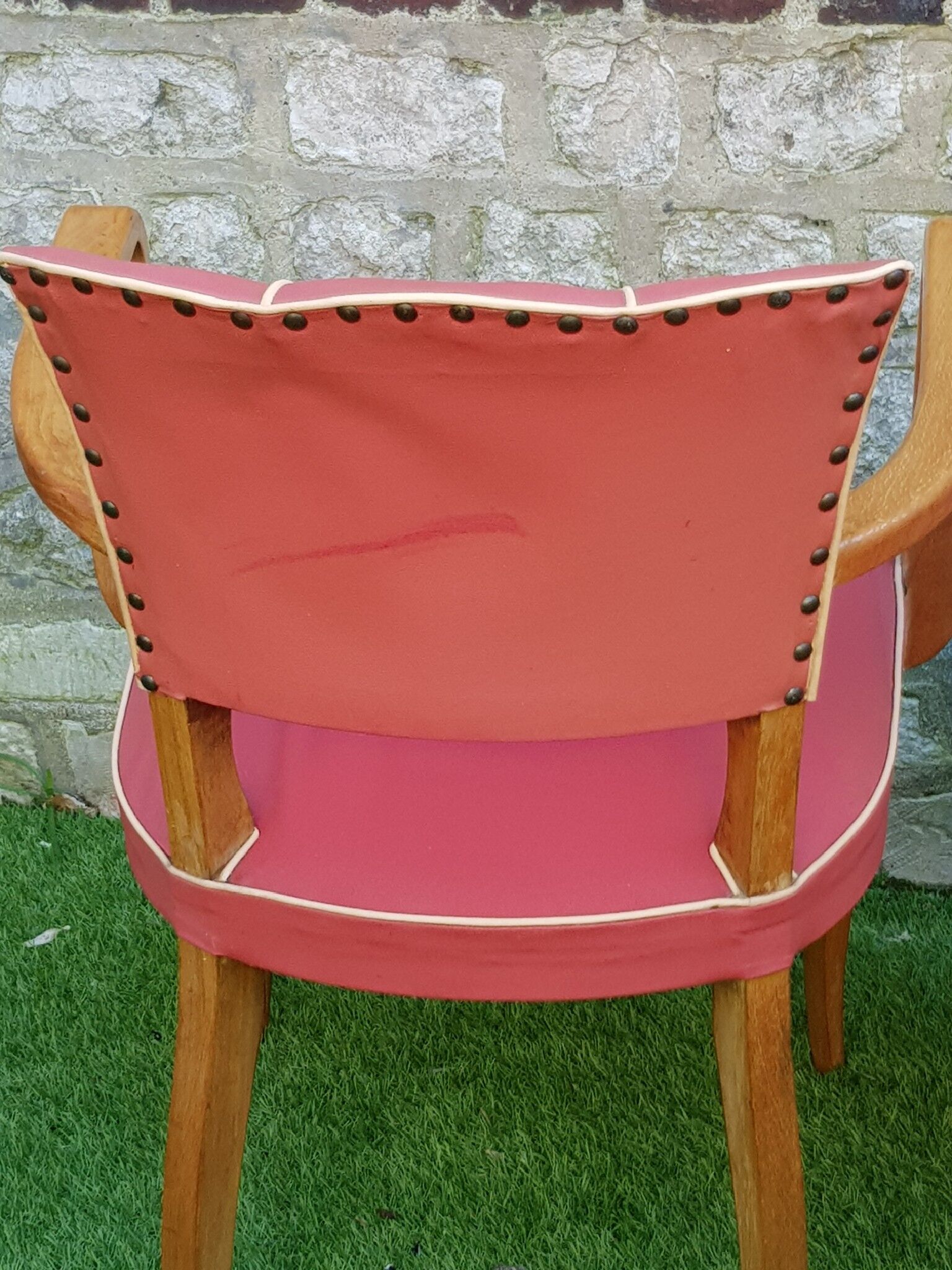 Fauteuils bridge moustache 1950