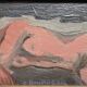 Oil on canvas "Small male nude"