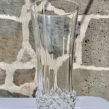 Set de 5 flûtes à champagne en verre taillé