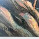 Old painting HST Signed Morel Boat by the Sea