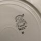 lot 6 flat plates Saint Amand model Prisca flowers