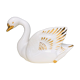 Empty swan white earthenware pockets