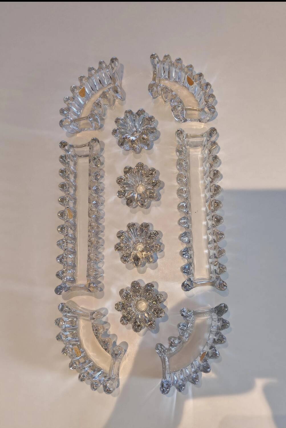 Centre de table cristal