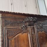 Norman wedding cabinet in oak eighteenth century