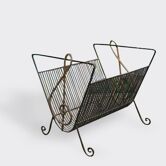 Magazine rack wrought iron