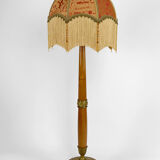 Art Nouveau cherry floor lamp by Paul Follot, circa 1920