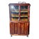Renaissance display case. Dutch marquetry with floral motifs.