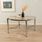 1970s onyx coffee table