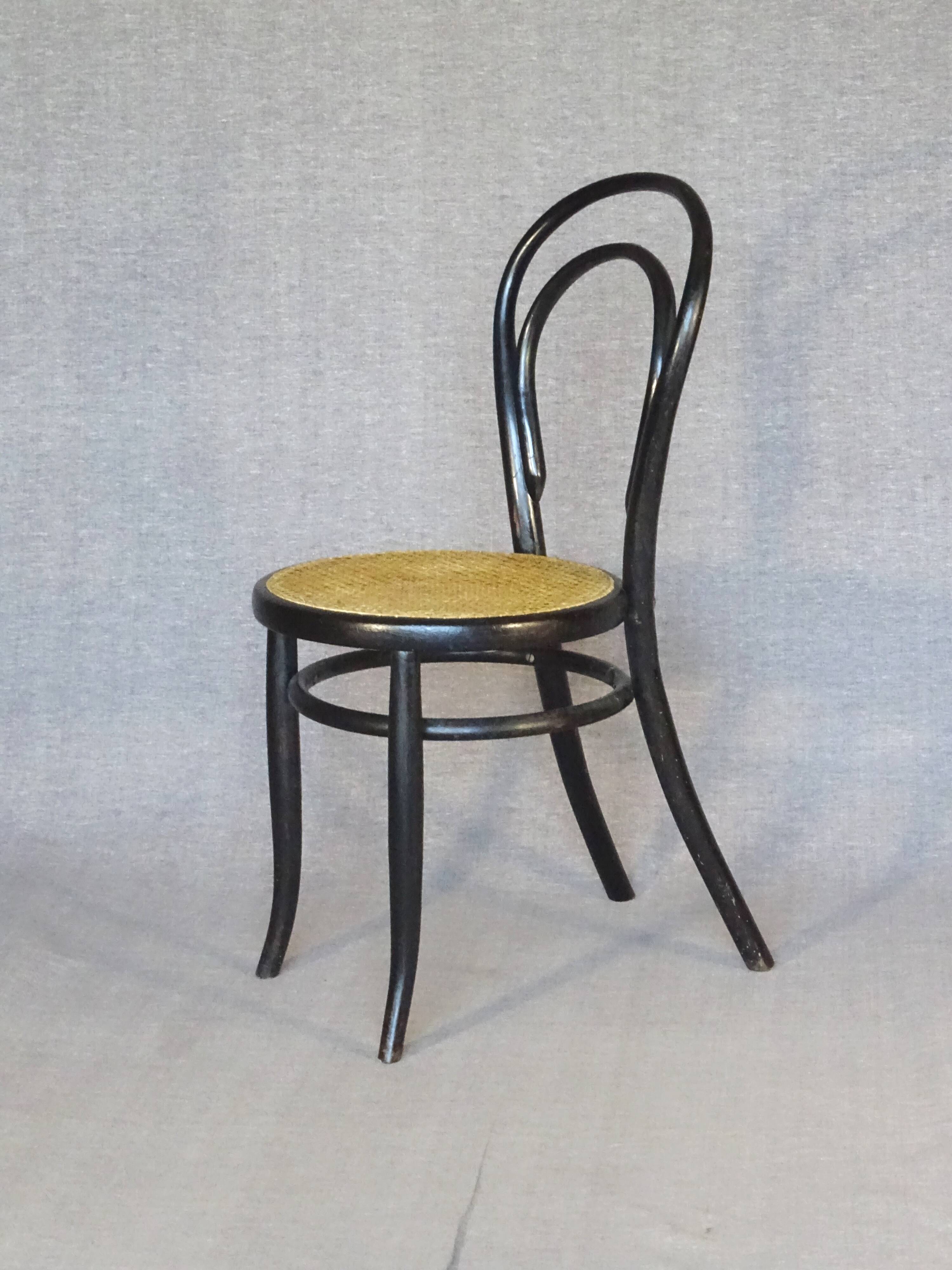 Chair no. 14 by kohn, empire black, circa 1875 - bentwood-