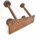 Wall coat rack 4 wooden hooks