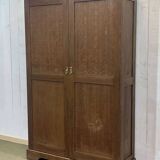 English oak wardrobe from the early 20th century.