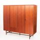 Vintage Scandinavian/Mid Century wardrobe in teak wood, France, 60s.