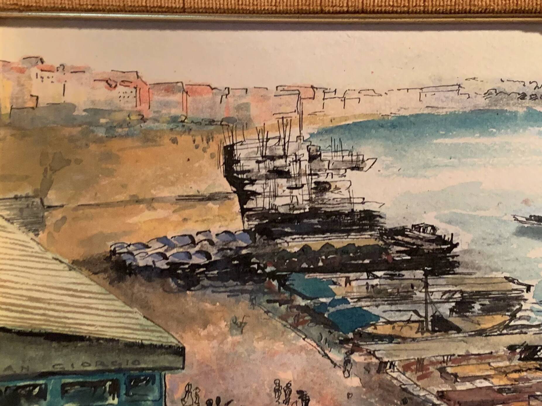 Jean Jacques GRUNENWALD (1911 - 1982) - Watercolor - Venice - 21x17 cm