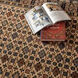 Mina 120x150 cm black persian carpet