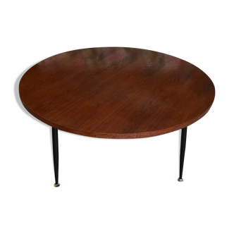 Round coffee table feet spindles, 1960