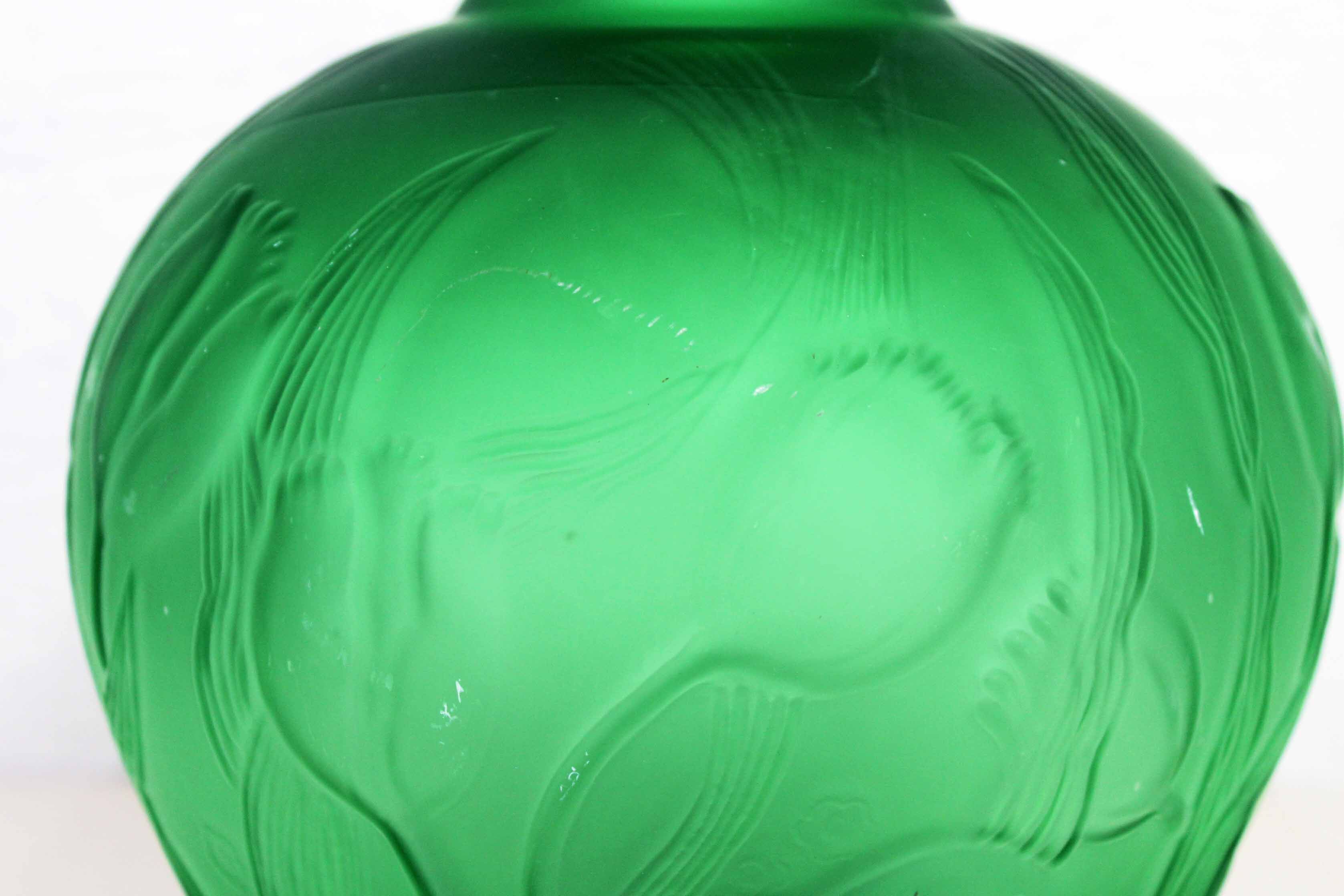 Pressed vase molded 20/30 Art Nouveau