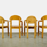 Vintage pine dining chairs by Rainer Daumiller for Hirtshals Sawmill, Denmark 70s