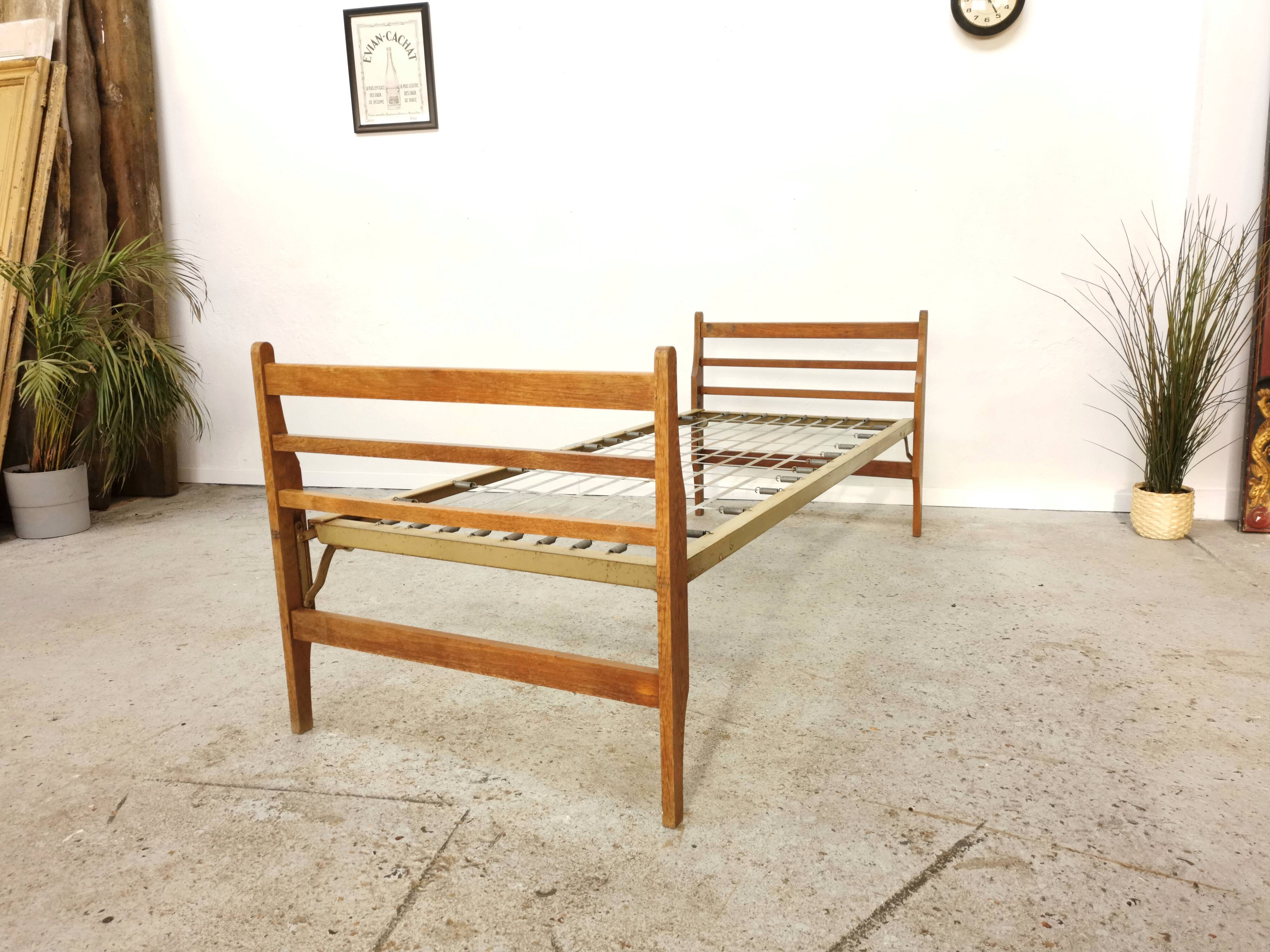 Lit pliant daybed vintage 1950