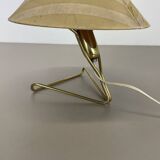 Brass table lamp "aal" by rupert nikoll, austria, 1950s