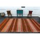 1970s vintage Turkish Oushak handmade wool cotton orange area rug 188x326
