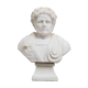 Buste en marbre blanc d'un empereur romain, XXe siècle