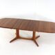 Oval 2x extendable dining table XL 'Nymindegab' - danish design vintage
