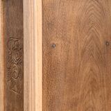 Parisian art deco sideboard in raw oak 1930