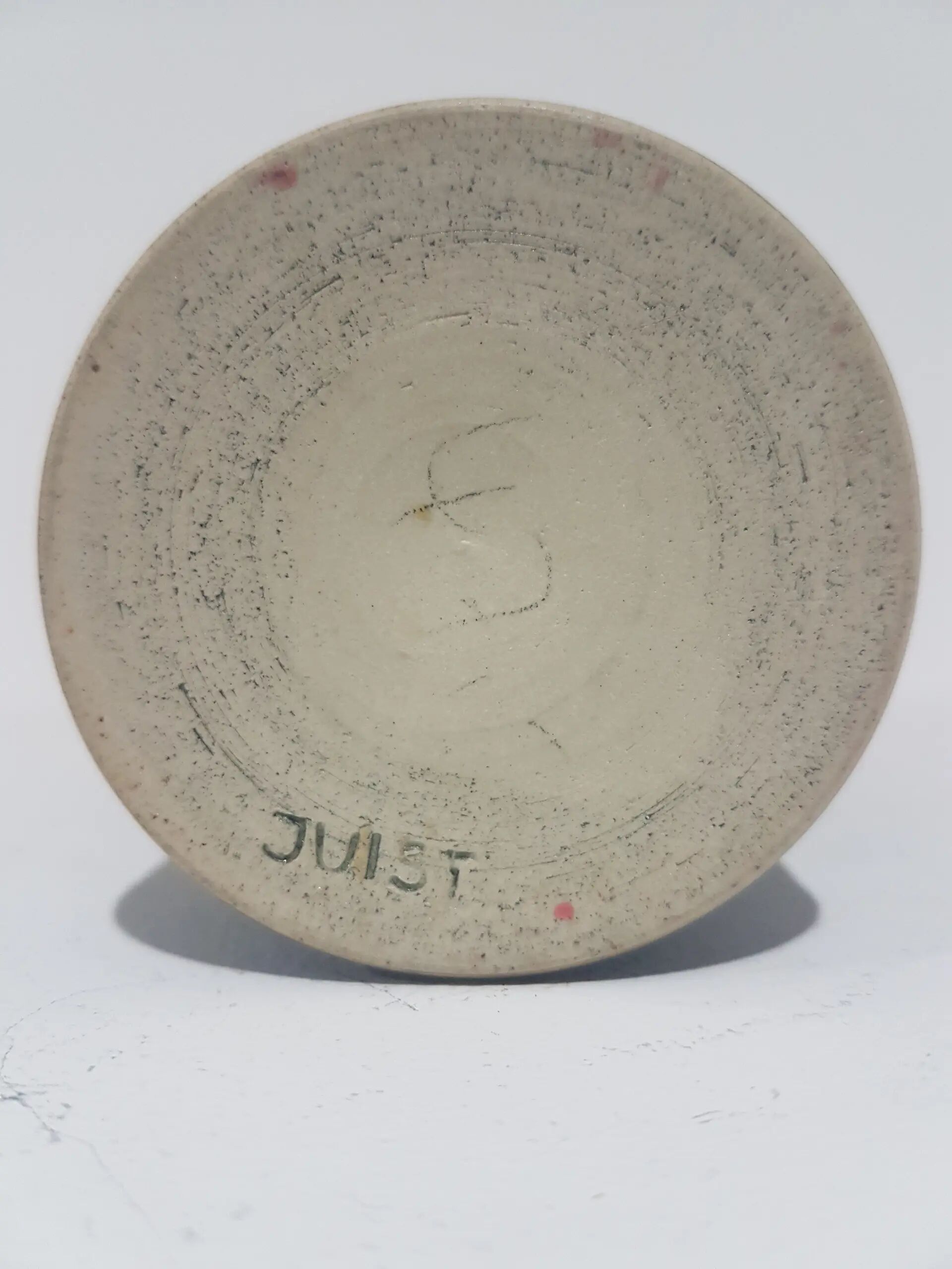 Juist vase, black and gold, ceramic, Germany, 1970s
