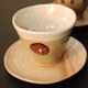 Set of 3 ceramic cups and their saucers – handmade