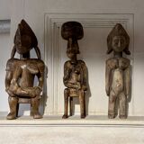 3 Statues Africaines Anciennes Art Premier