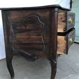 Louis XV sauté pan curved on all sides with 2 drawers on the front