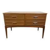 Mid-Century Retro Vintage Sideboard by Europa Furniture 1960  Four Drawers