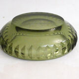 Smoked art deco ashtray