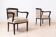 Set of 2 Biedermeier Armchairs in Rustic, Countryside Style, circa 1850