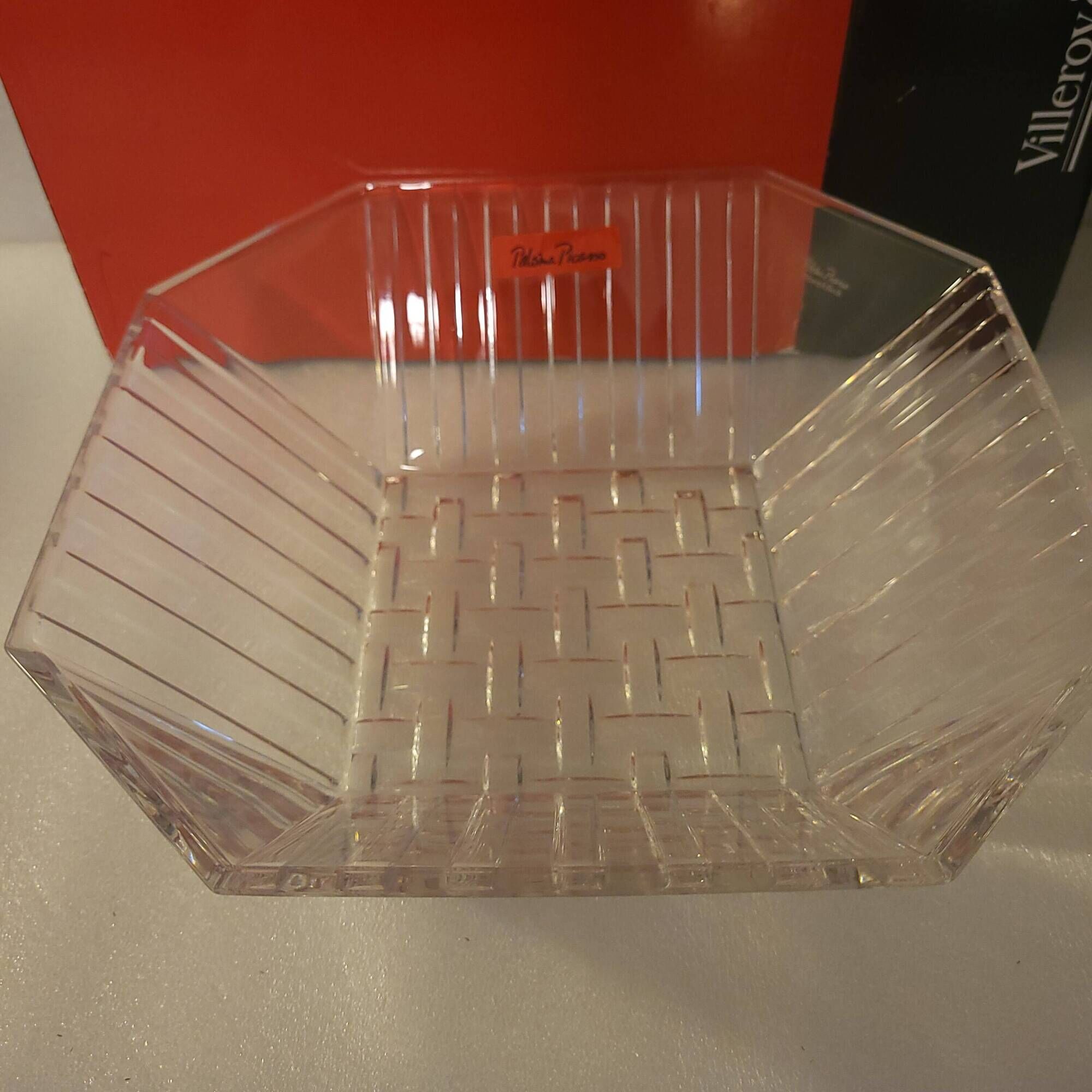 Salad bowl, crystal bowl by Paloma Picasso for Villeroy and Boch.