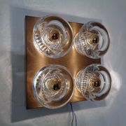 Copper and Glass Sconce from Cosack, Germany, 1960s