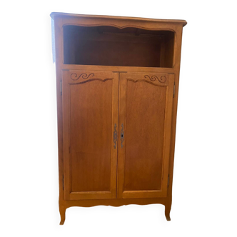Wooden chest of drawers with 4 shelves